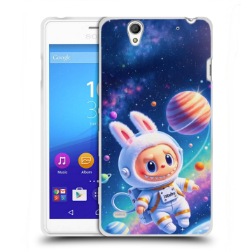 Пластиковый чехол на Sony Xperia C4 с принтом Labubu Лабубу