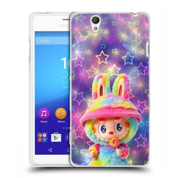 Пластиковый чехол на Sony Xperia C4 с принтом Labubu Лабубу