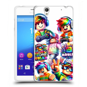 Пластиковый чехол на Sony Xperia C4 с принтом Roblox Роблокс Пластиковый чехол на Sony Xperia C4 с принтом Roblox Роблокс