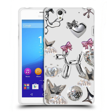 Пластиковый чехол на Sony Xperia C4 с принтом Y2K Пластиковый чехол на Sony Xperia C4 с принтом Y2K