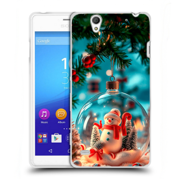 Пластиковый чехол на Sony Xperia C4 с принтом Новый год