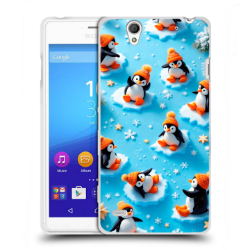 Пластиковый чехол на Sony Xperia C4 с принтом Новый год