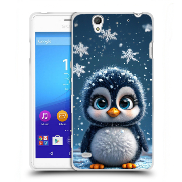 Пластиковый чехол на Sony Xperia C4 с принтом Новый год