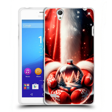 Пластиковый чехол на Sony Xperia C4 с принтом Новый год