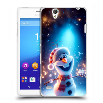Пластиковый чехол на Sony Xperia C4 с принтом Новый год