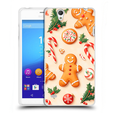 Пластиковый чехол на Sony Xperia C4 с принтом Новый год