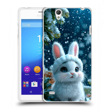 Пластиковый чехол на Sony Xperia C4 с принтом Новый год