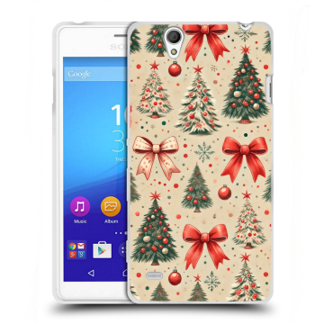 Пластиковый чехол на Sony Xperia C4 с принтом Новый год