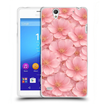 Пластиковый чехол на Sony Xperia C4 с принтом женский