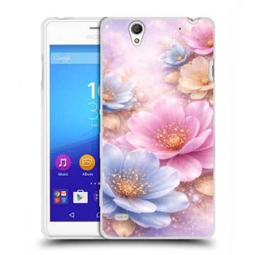 Пластиковый чехол на Sony Xperia C4 с принтом женский Пластиковый чехол на Sony Xperia C4 с принтом женский