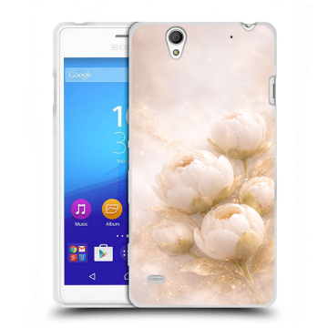 Пластиковый чехол на Sony Xperia C4 с принтом женский