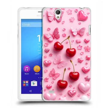 Пластиковый чехол на Sony Xperia C4 с принтом для девочек Пластиковый чехол на Sony Xperia C4 с принтом для девочек