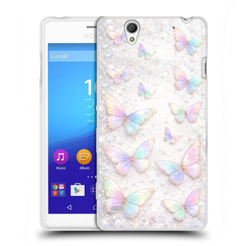 Пластиковый чехол на Sony Xperia C4 с принтом женский