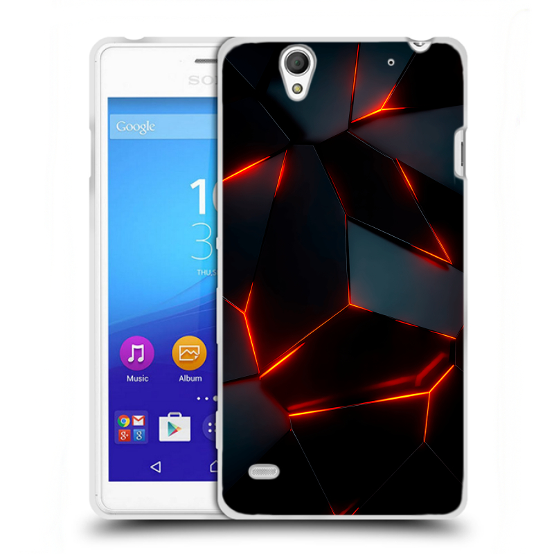 Пластиковый чехол на Sony Xperia C4 с принтом Яркие абстракции Пластиковый чехол на Sony Xperia C4 с принтом Яркие абстракции
