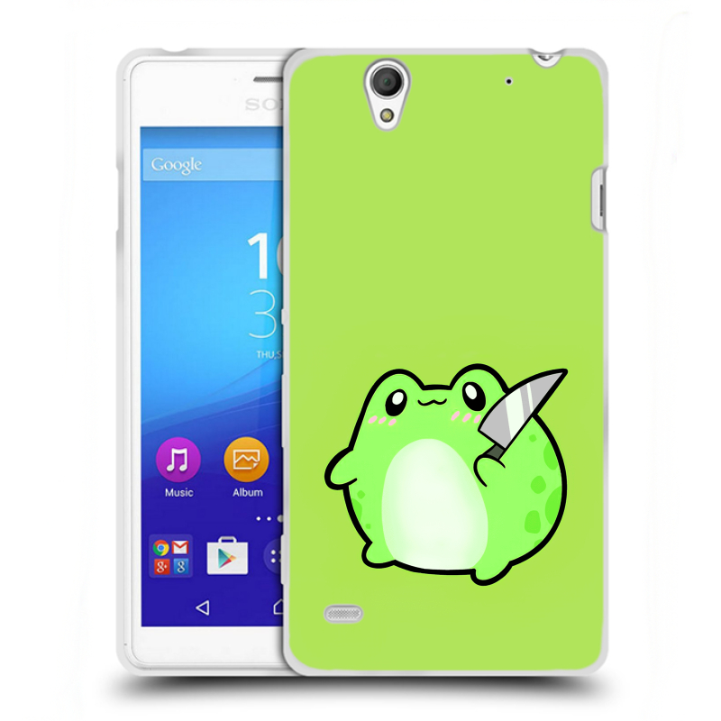 Пластиковый чехол на Sony Xperia C4 с принтом Лягушенок Пластиковый чехол на Sony Xperia C4 с принтом Лягушенок