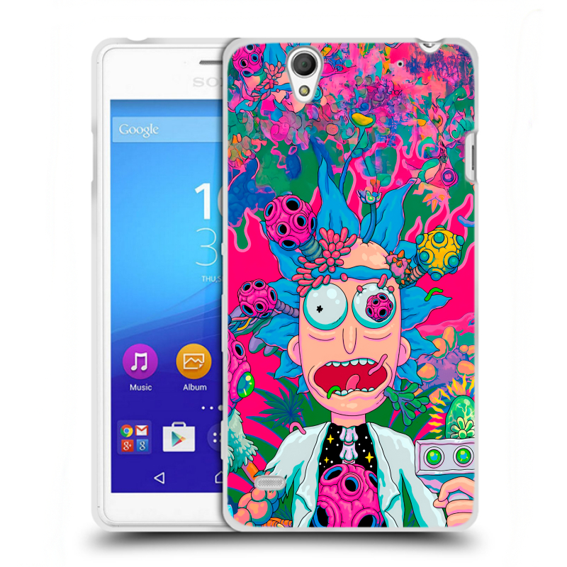 Пластиковый чехол на Sony Xperia C4 с принтом Рик и Морти Rick Morty Пластиковый чехол на Sony Xperia C4 с принтом Рик и Морти Rick Morty