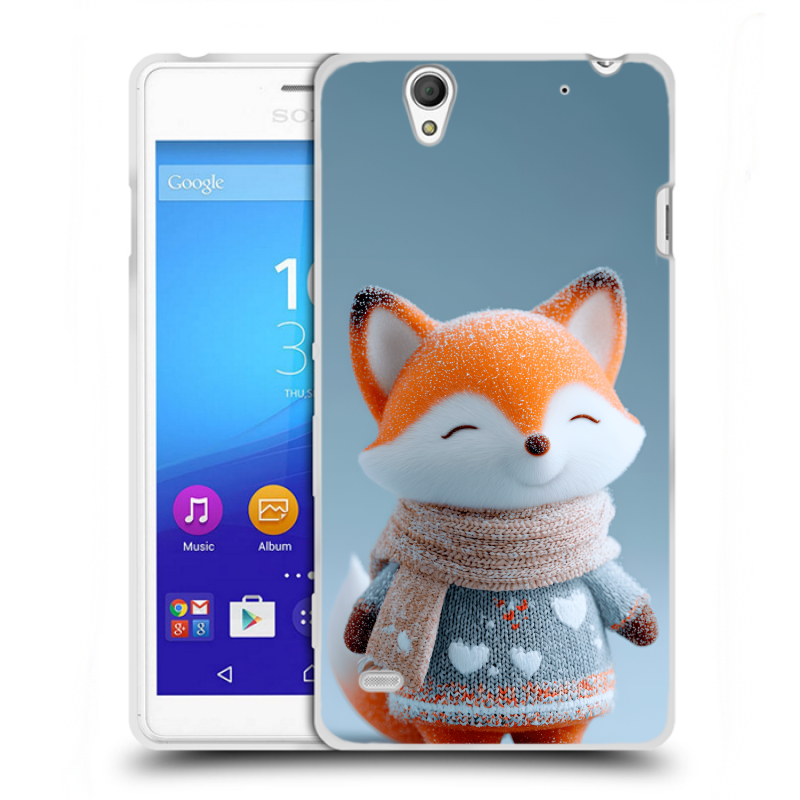 Пластиковый чехол на Sony Xperia C4 с принтом Лиса Пластиковый чехол на Sony Xperia C4 с принтом Лиса