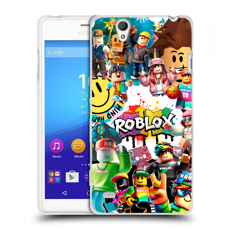 Пластиковый чехол на Sony Xperia C4 с принтом Roblox Роблокс Пластиковый чехол на Sony Xperia C4 с принтом Roblox Роблокс