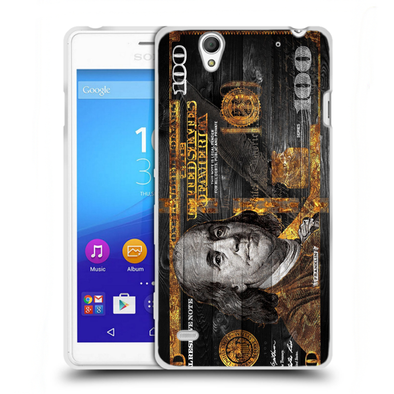 Пластиковый чехол на Sony Xperia C4 с принтом Доллар деньги Пластиковый чехол на Sony Xperia C4 с принтом Доллар деньги