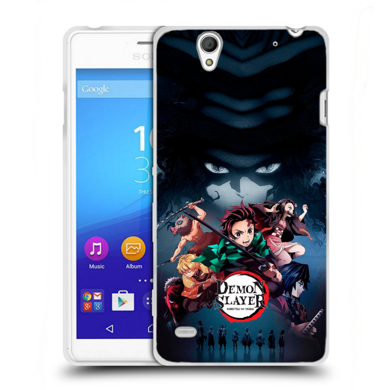 Пластиковый чехол на Sony Xperia C4 с принтом Demon Slayer Клинок рассекающий демонов Пластиковый чехол на Sony Xperia C4 с принтом Demon Slayer Клинок рассекающий демонов