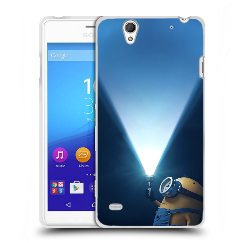 Пластиковый чехол на Sony Xperia C4 с принтом Миньоны Пластиковый чехол на Sony Xperia C4 с принтом Миньоны