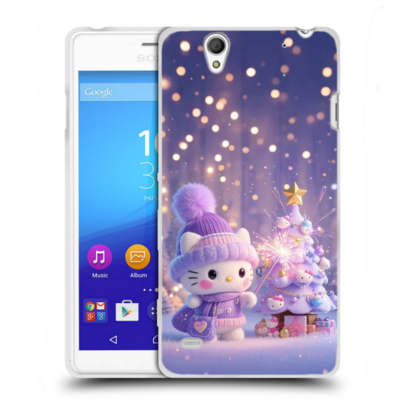 Пластиковый чехол на Sony Xperia C4 с принтом Новый год Пластиковый чехол на Sony Xperia C4 с принтом Новый год