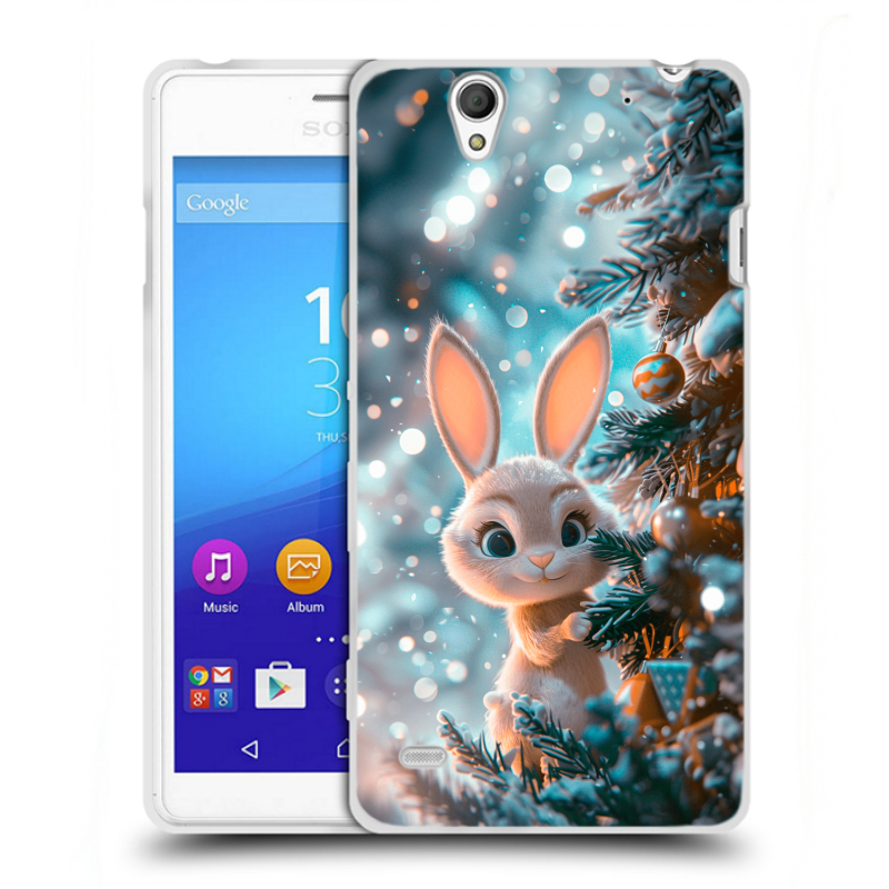 Пластиковый чехол на Sony Xperia C4 с принтом Новый год Пластиковый чехол на Sony Xperia C4 с принтом Новый год